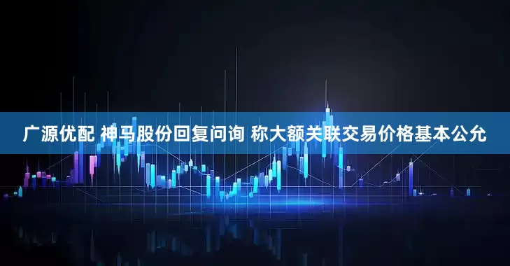 广源优配 神马股份回复问询 称大额关联交易价格基本公允