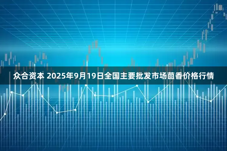 众合资本 2025年9月19日全国主要批发市场茴香价格行情